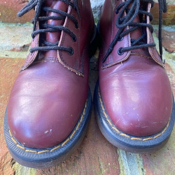 Dr. Martens Jadon Boots US 5 UK 3 Vintage Maroon - Picture 9 of 14